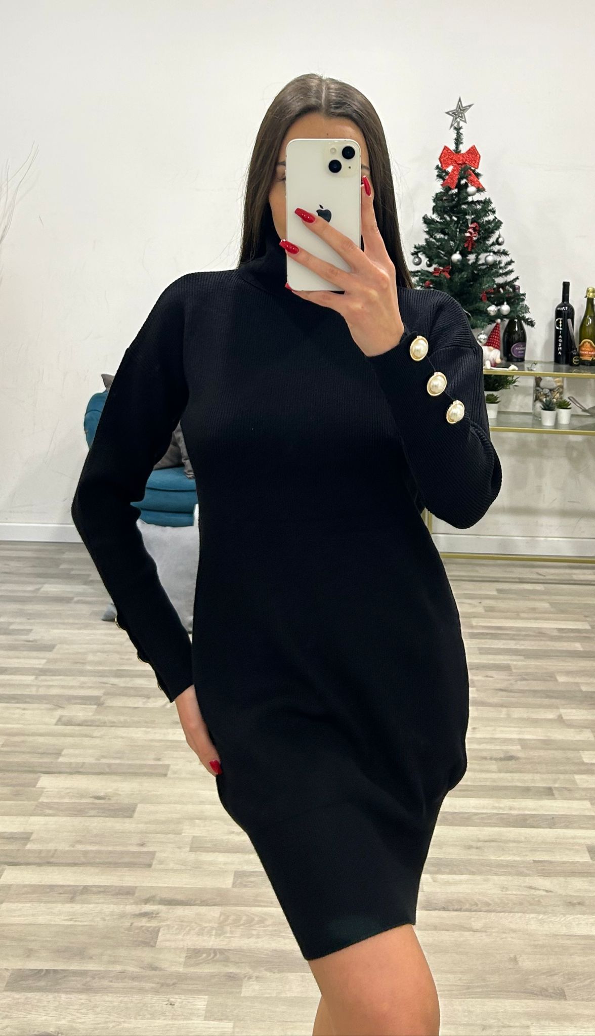 maxpull con bottoncini alle maniche