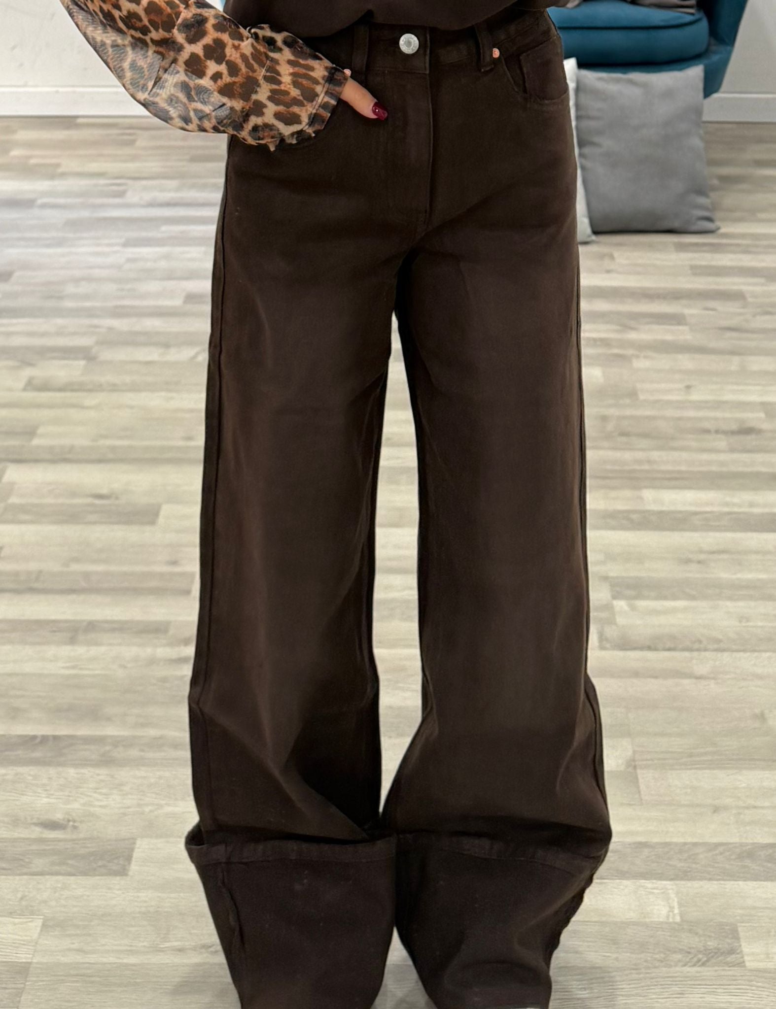 jeans palazzo ambra