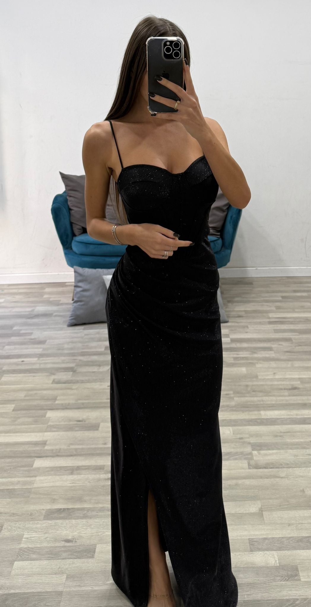 vestito con brillantini serapide
