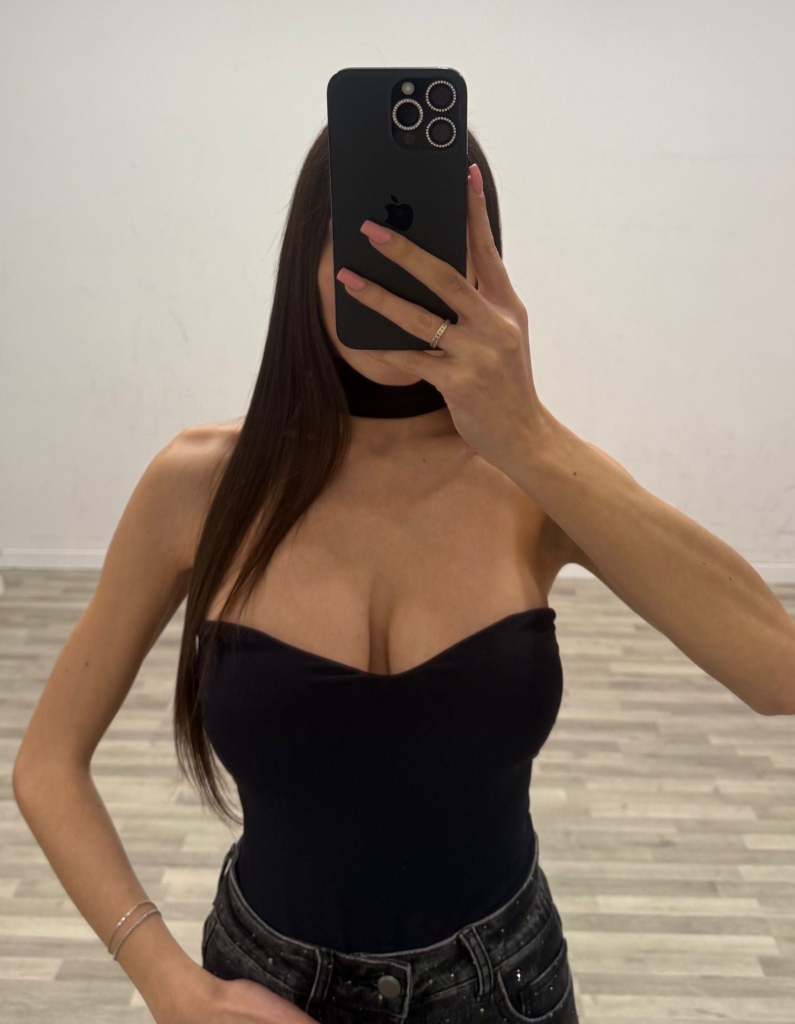 body con collarino