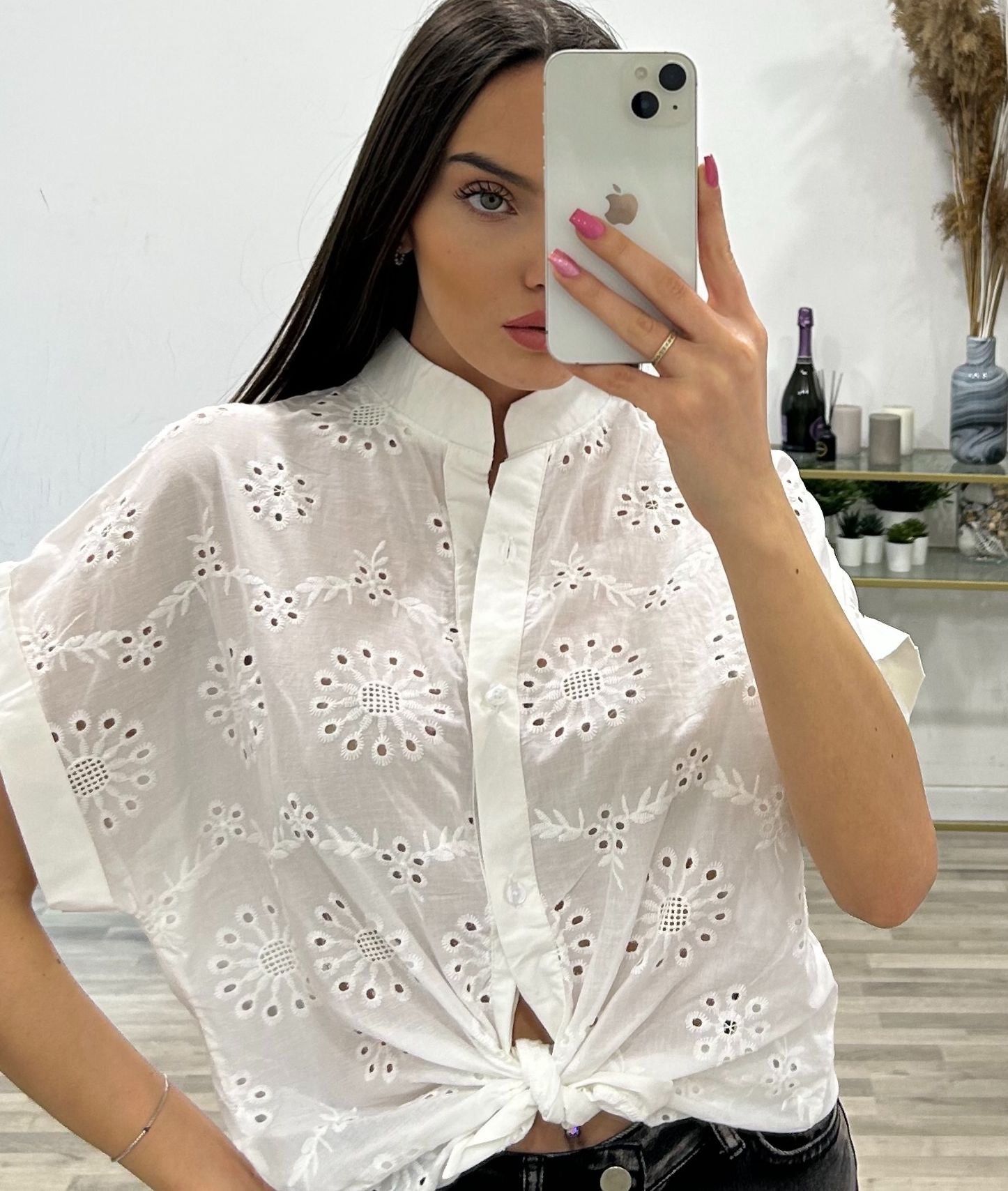 camicia san gallo con nodo