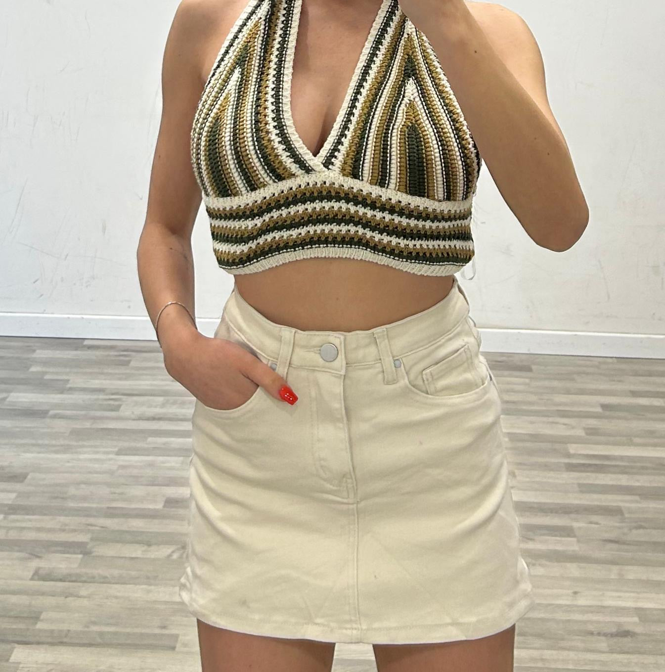 gonna di jeans con short