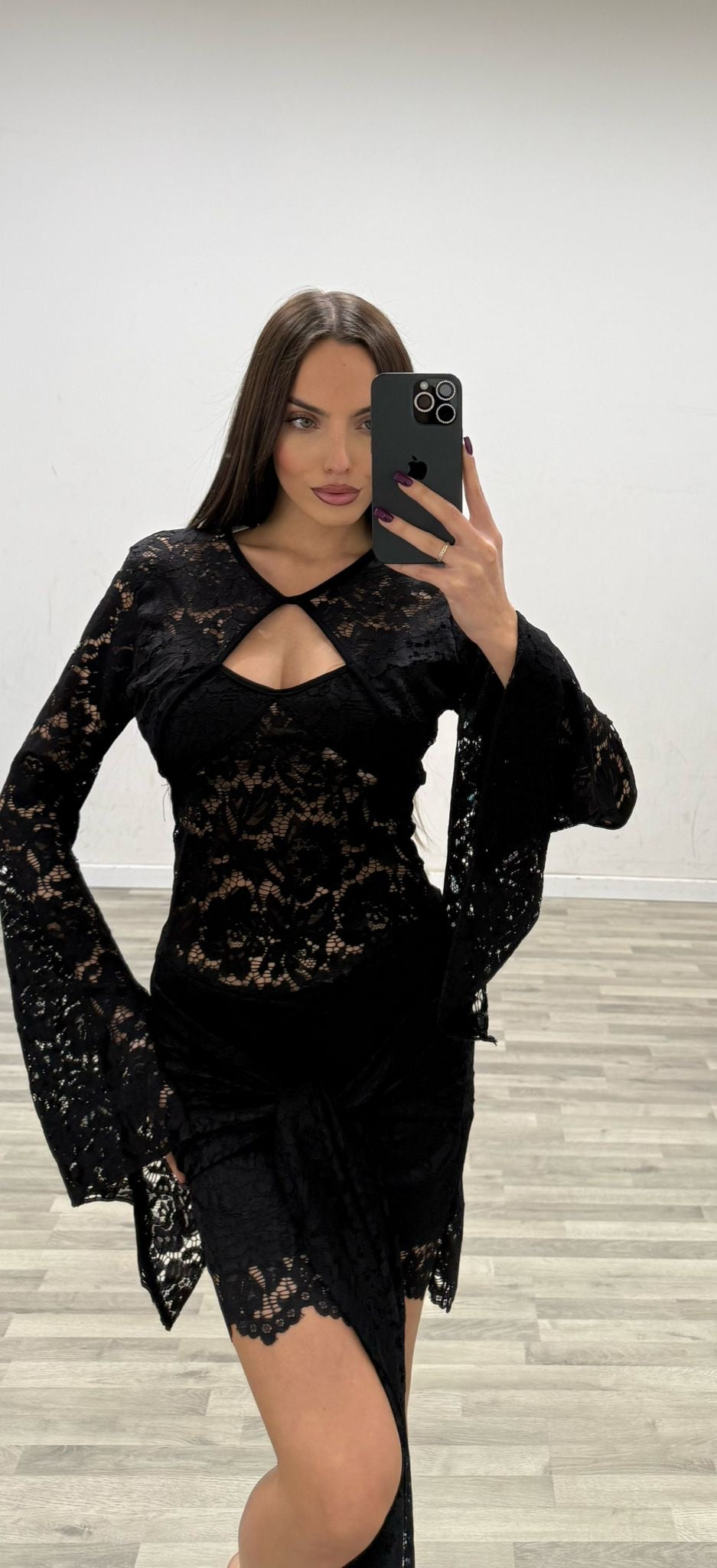 vestito milano in pizzo