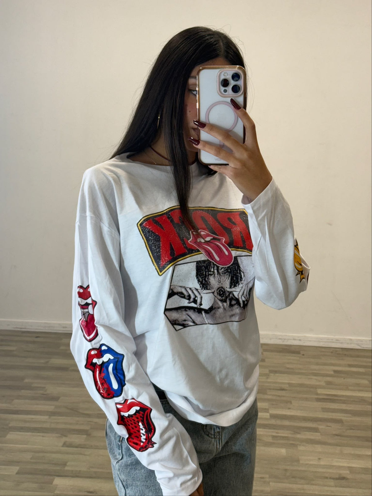 maglia longsleeve rock