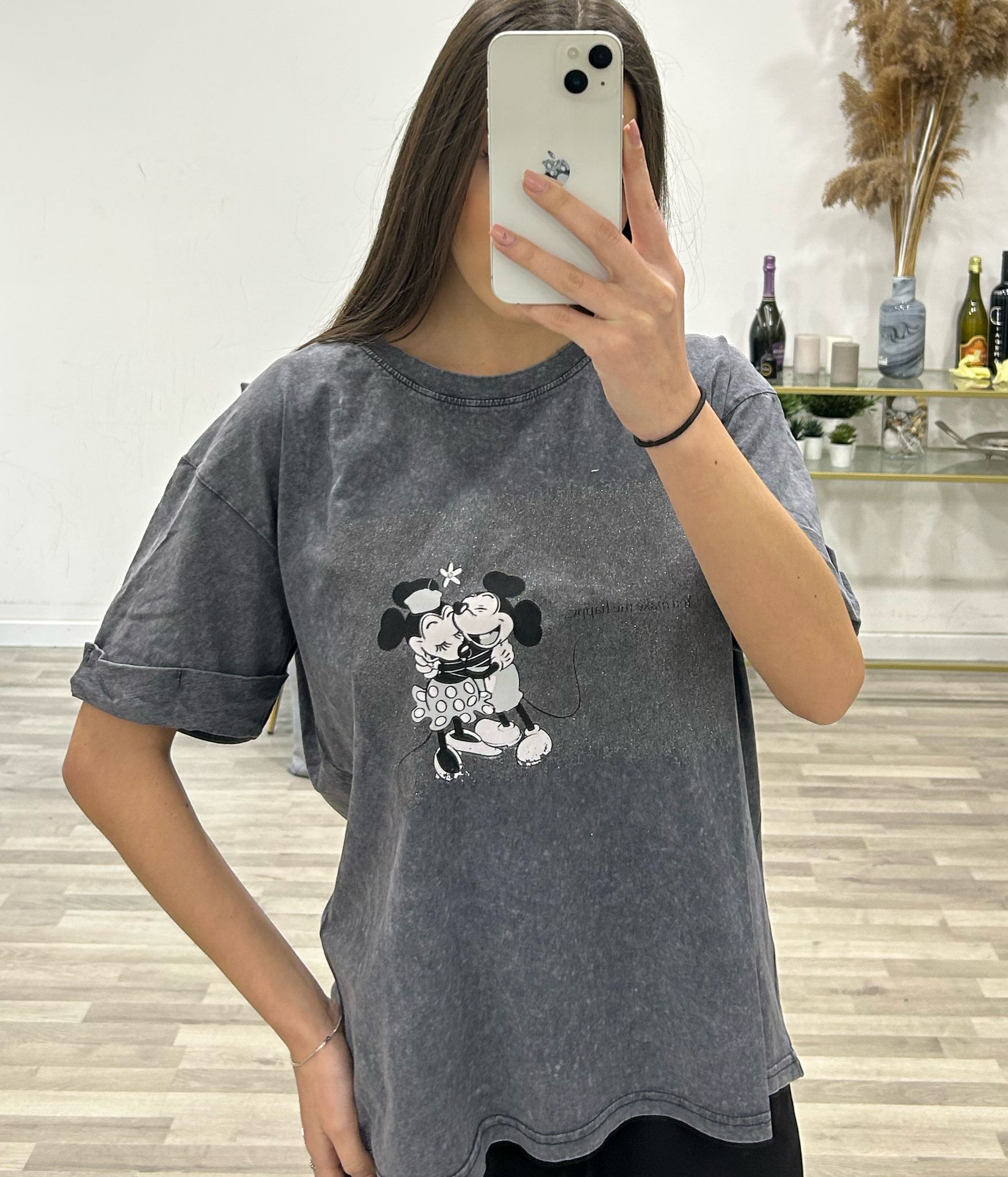 t-shirt minny e topolino