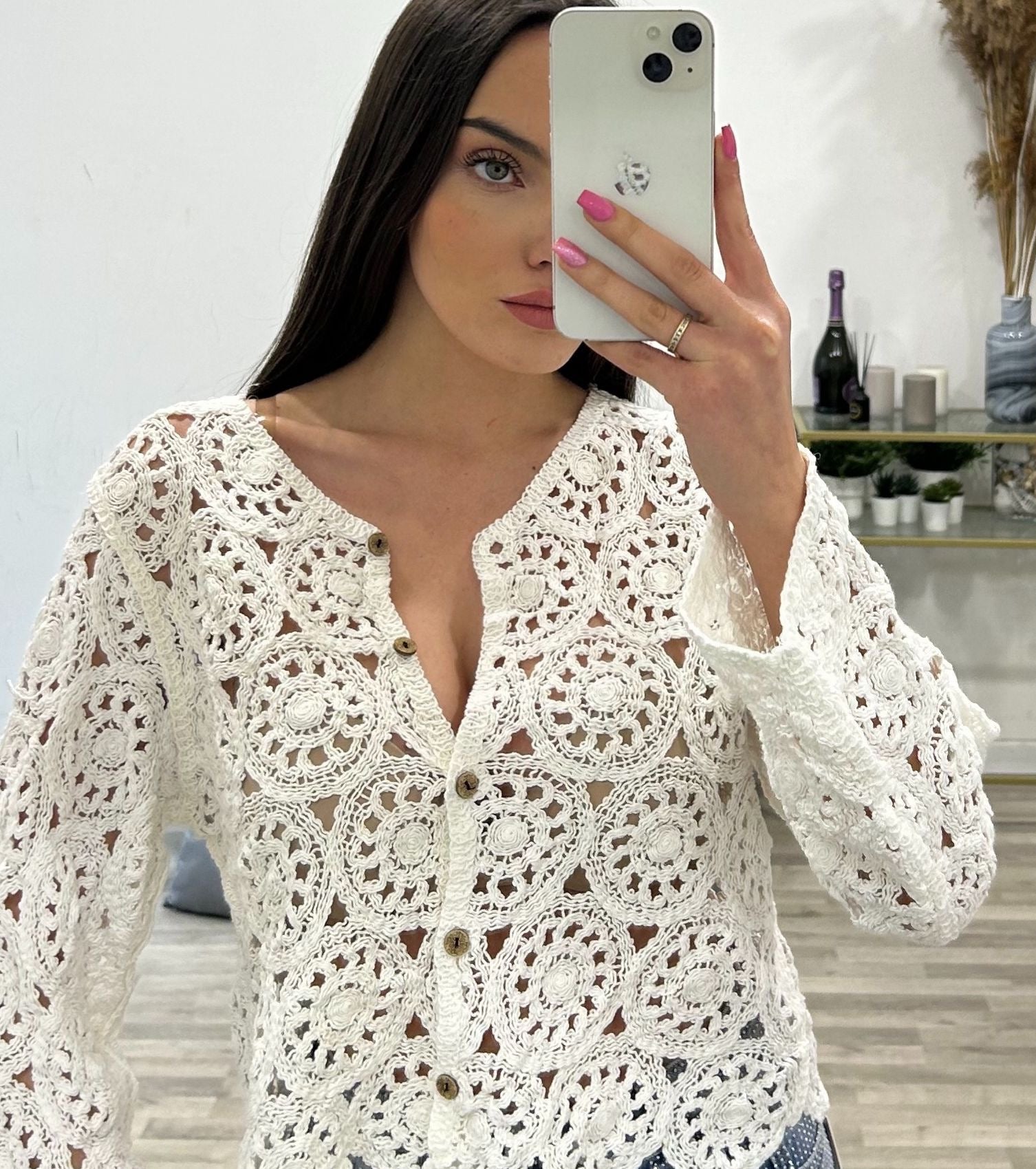 cardigan uncinetto sofia