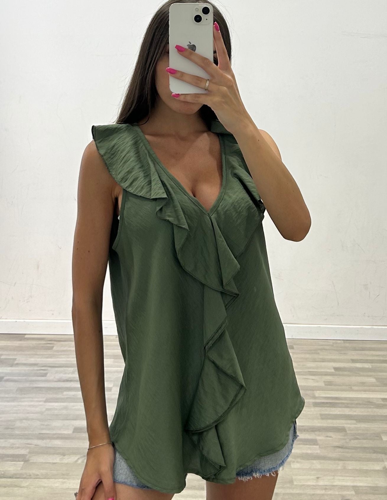 maglia con rouches