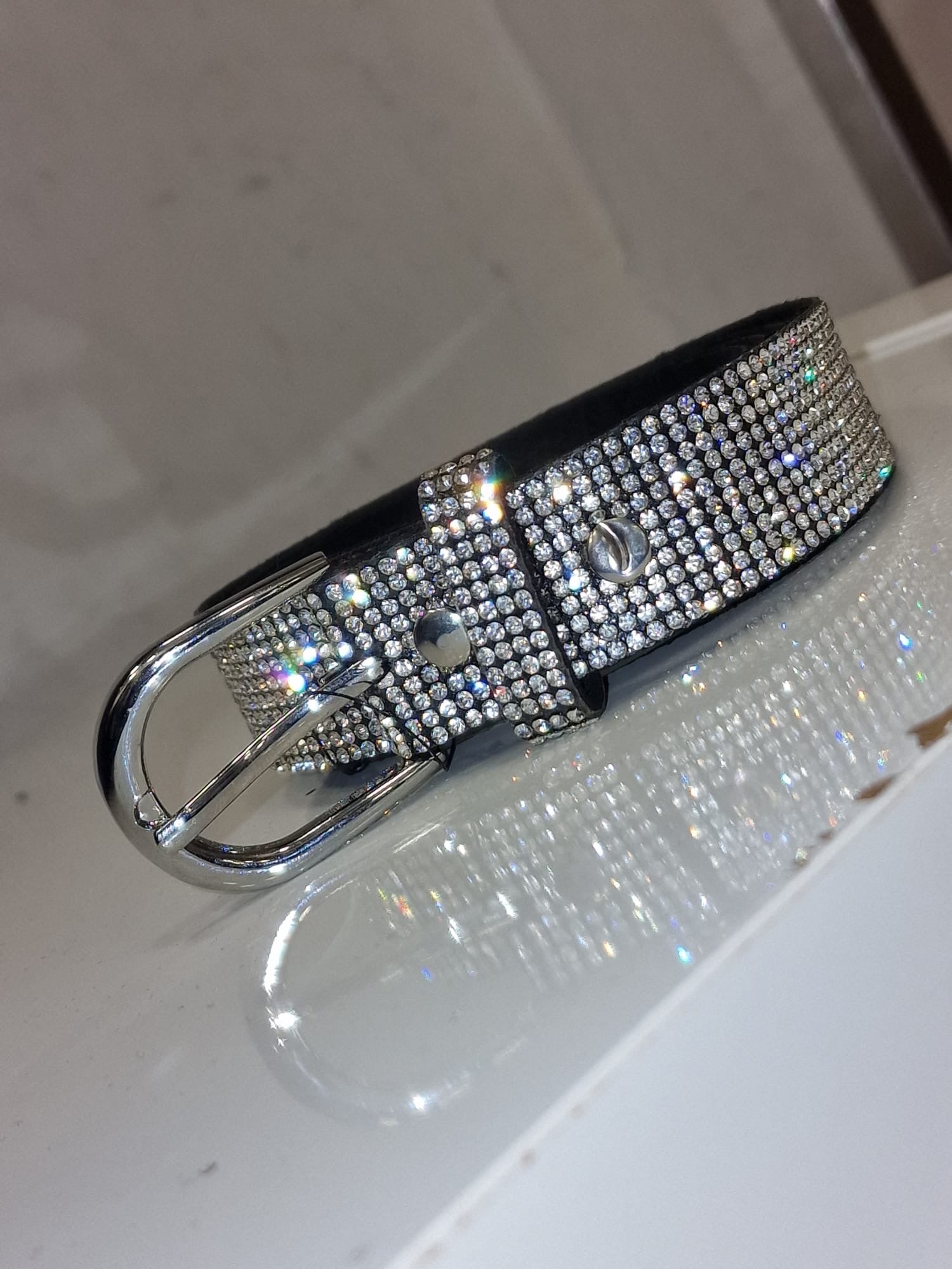 cintura strass large