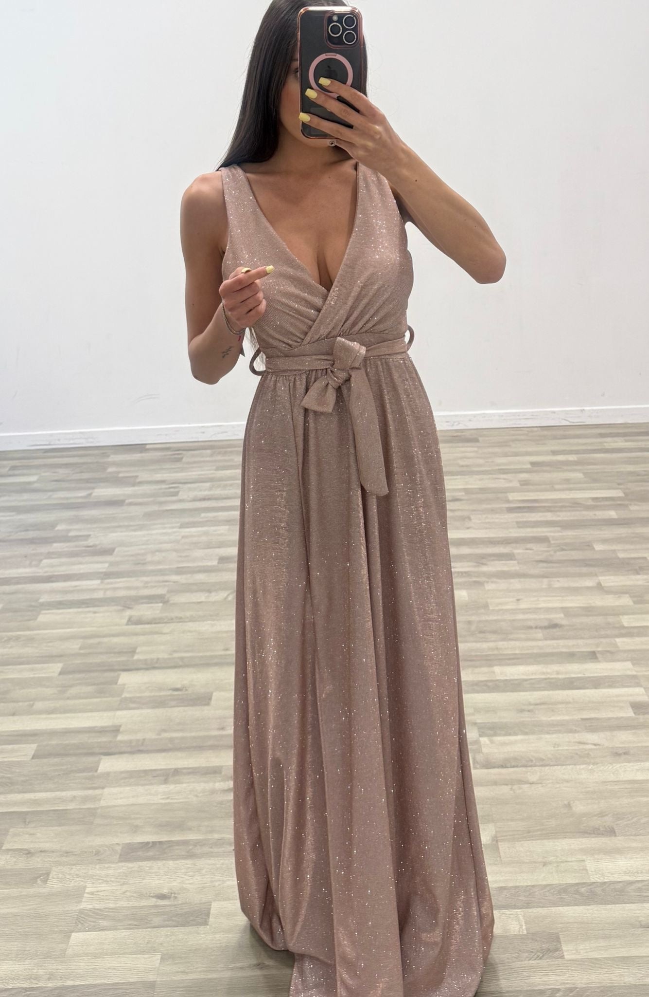 vestito in lurex barbara