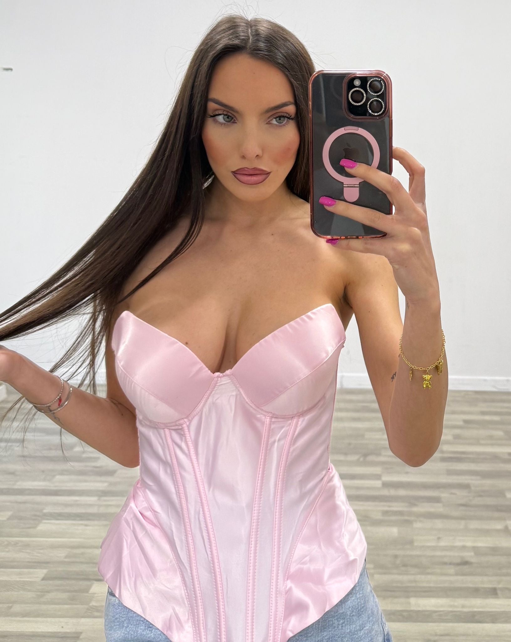 bustino di raso beatrice