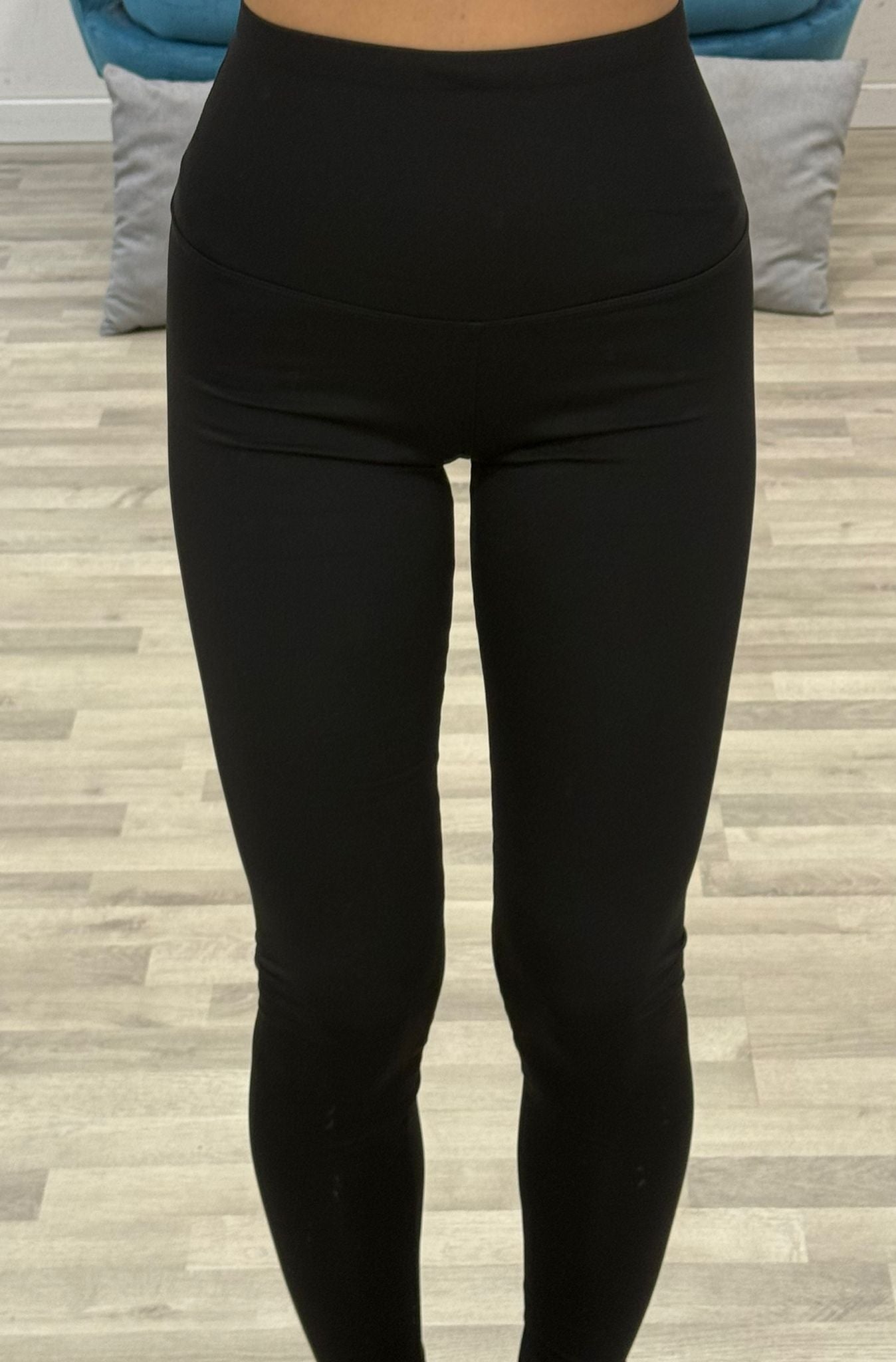 leggins in licra vita alta