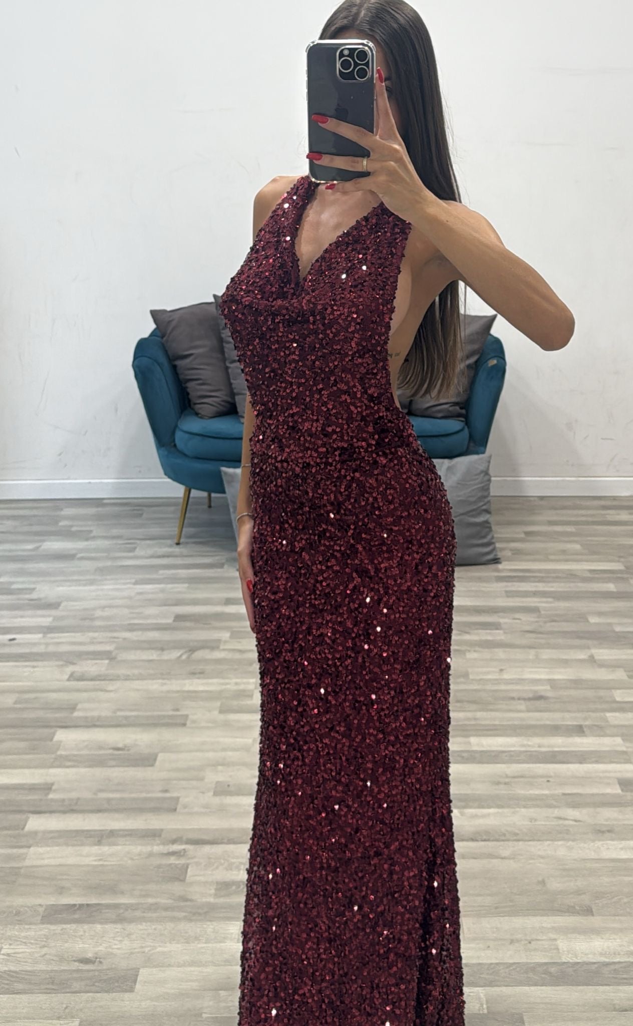 vestito scollo bavero stella