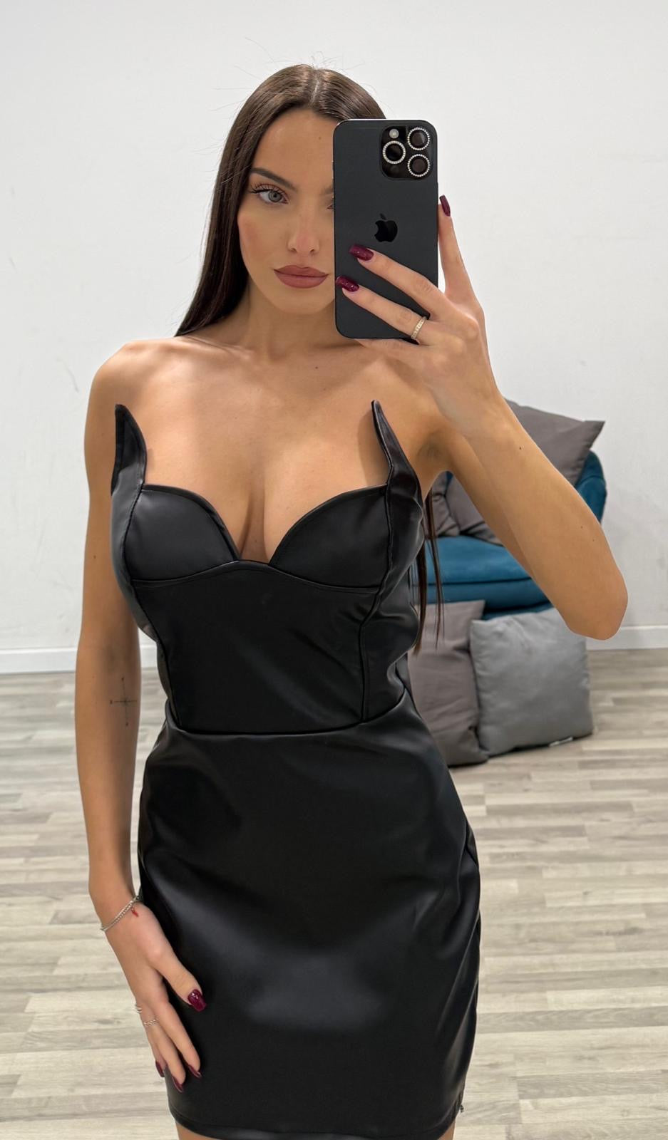 vestitino in ecopelle sauvage