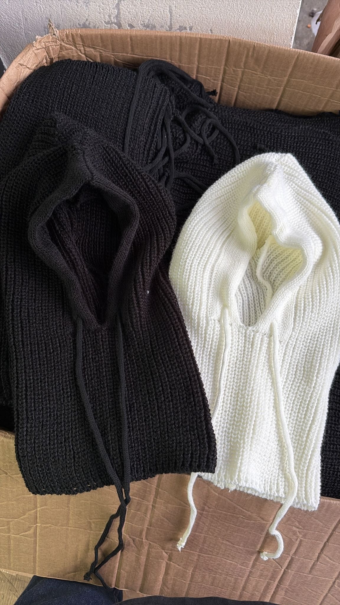 balaclava in maglia