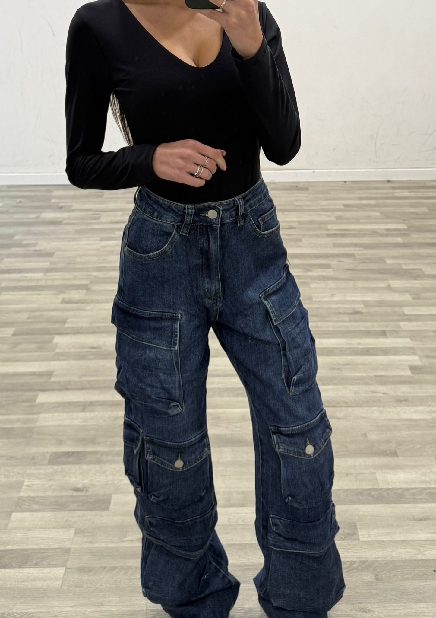 jeans cargo moniq