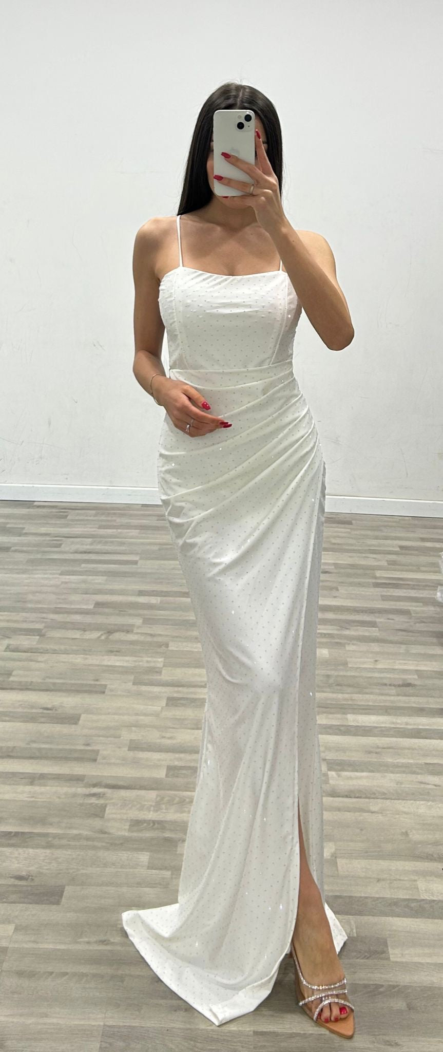 vestito loren con brillantini