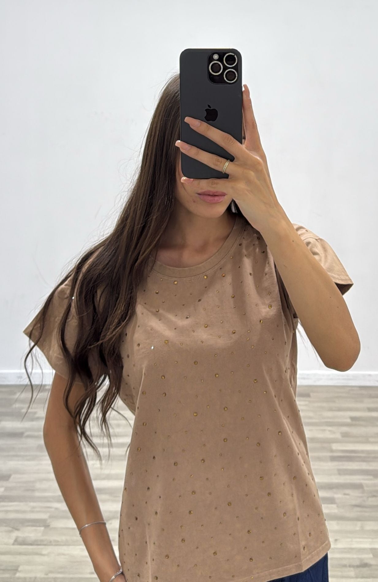 t-shirt cob brillantini