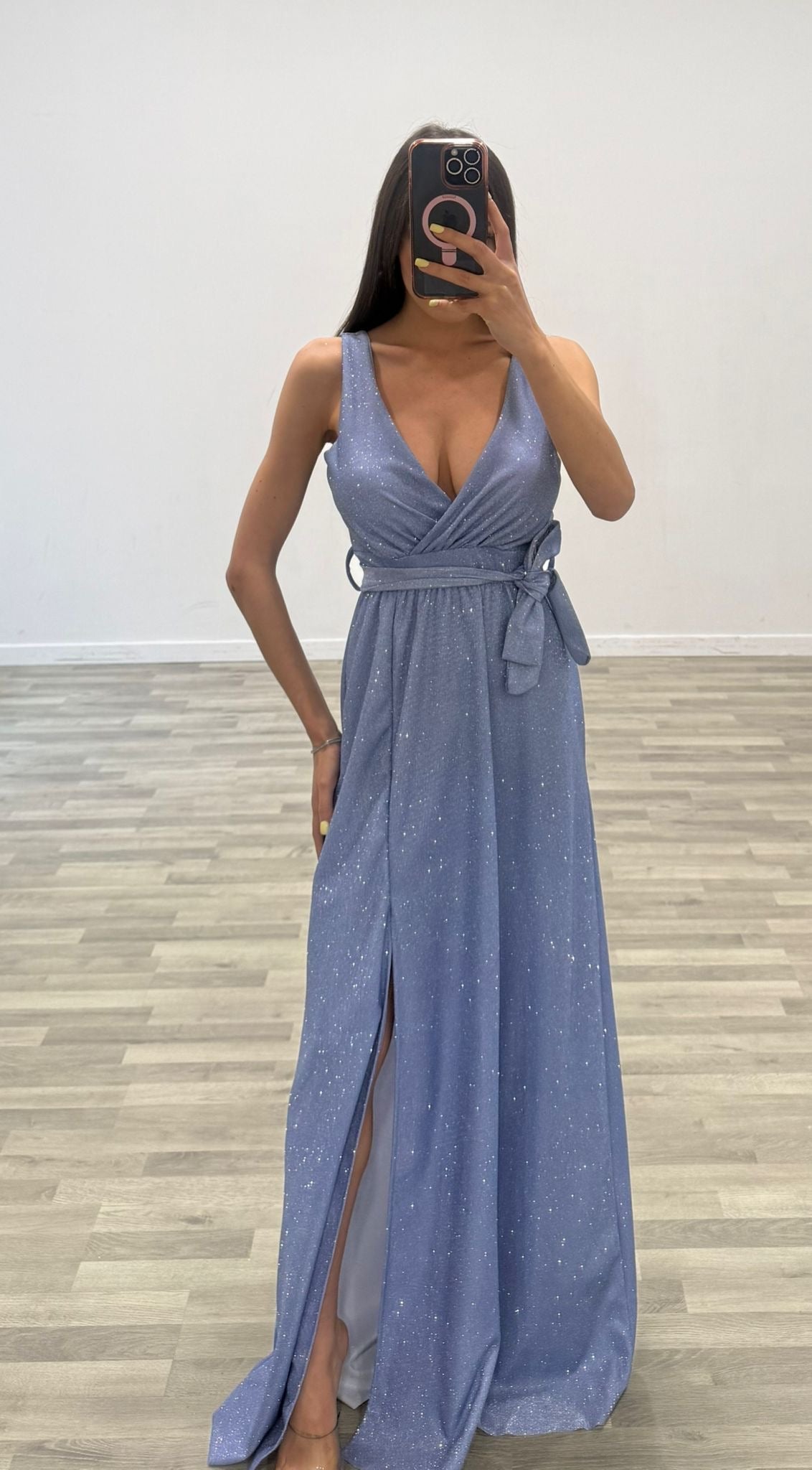vestito in lurex barbara