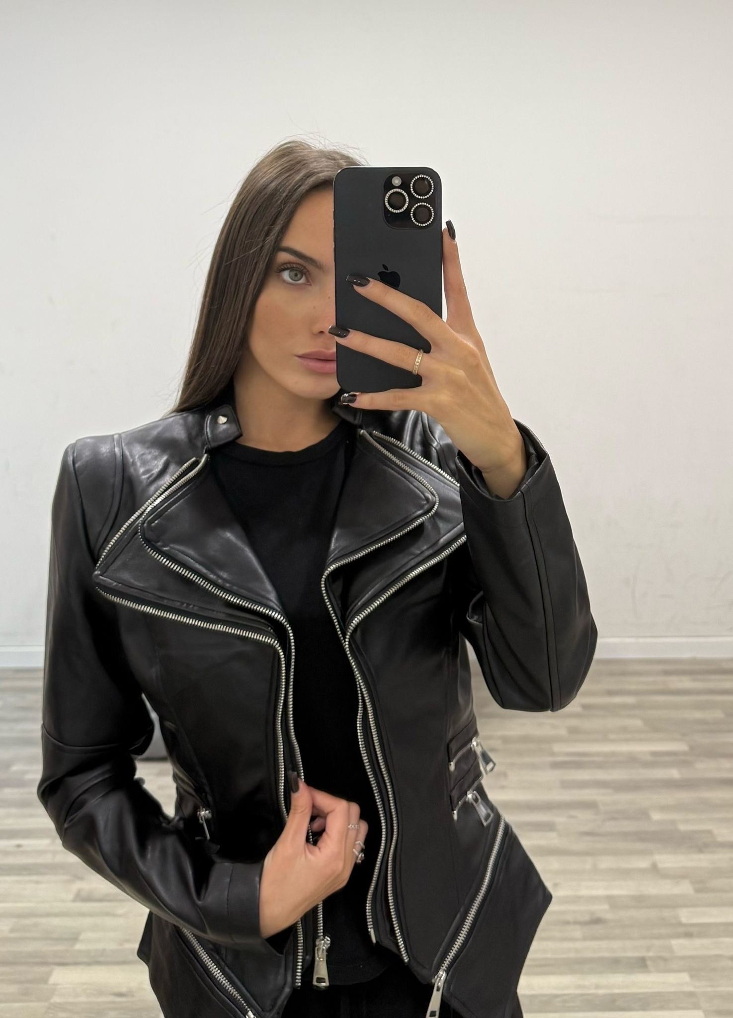 giubbino ecopelle sabry