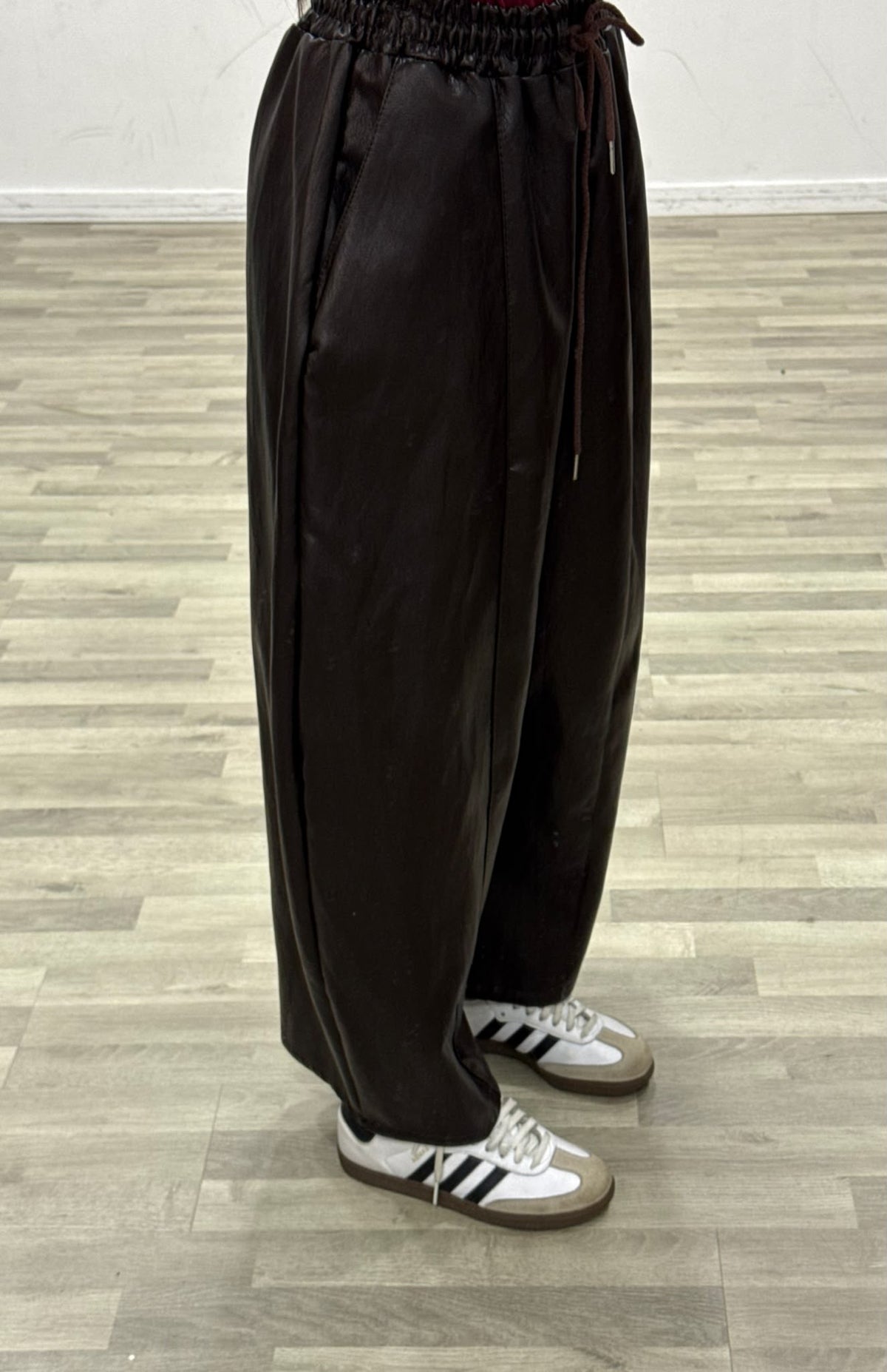 pantalone in ecopelle vicos