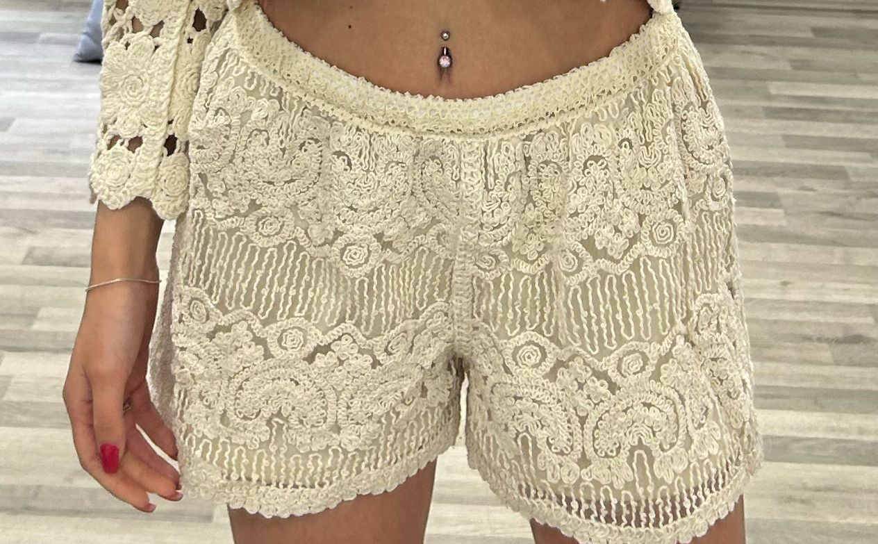 short di uncinetto palos