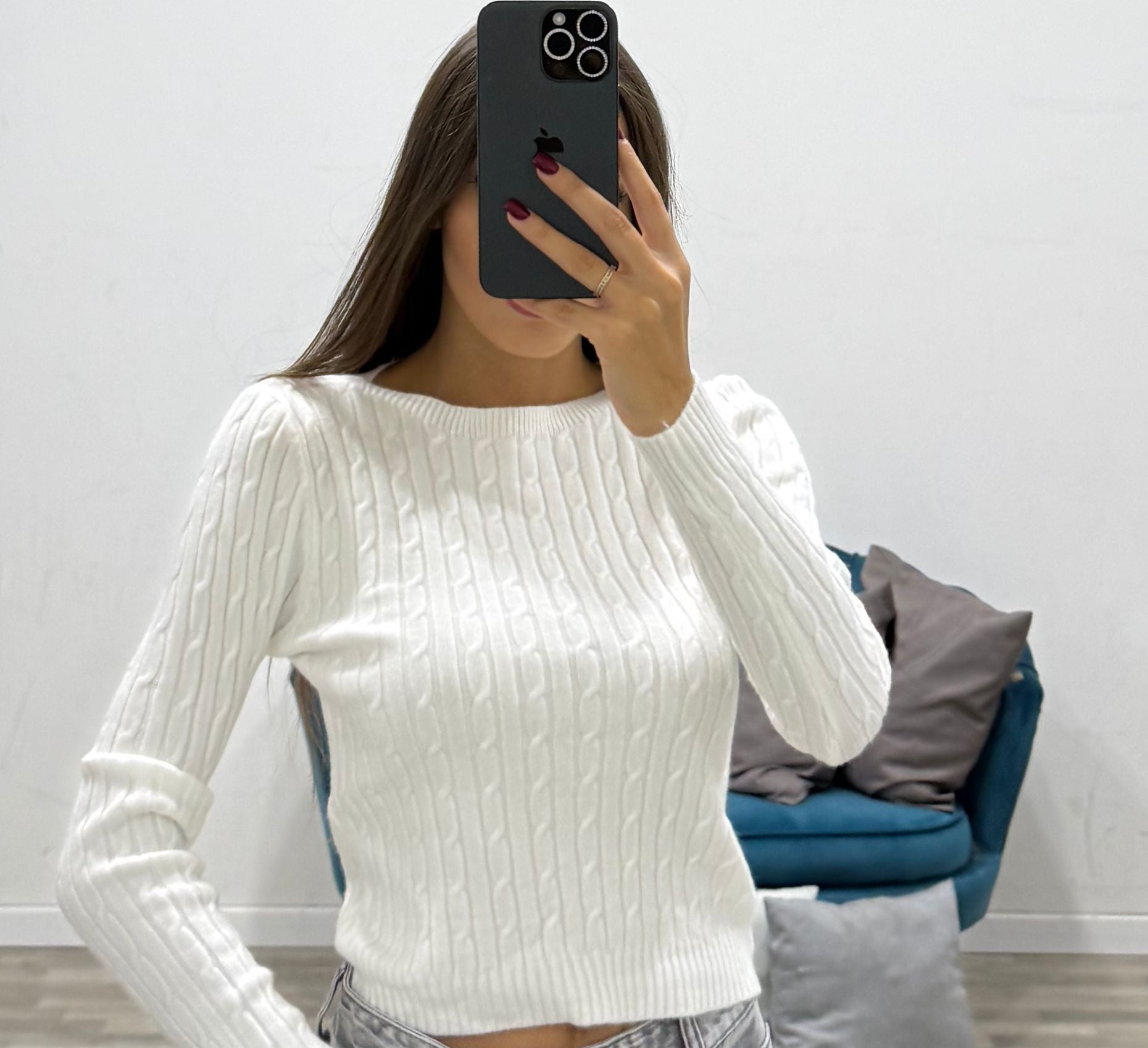 maglia corta con treccine