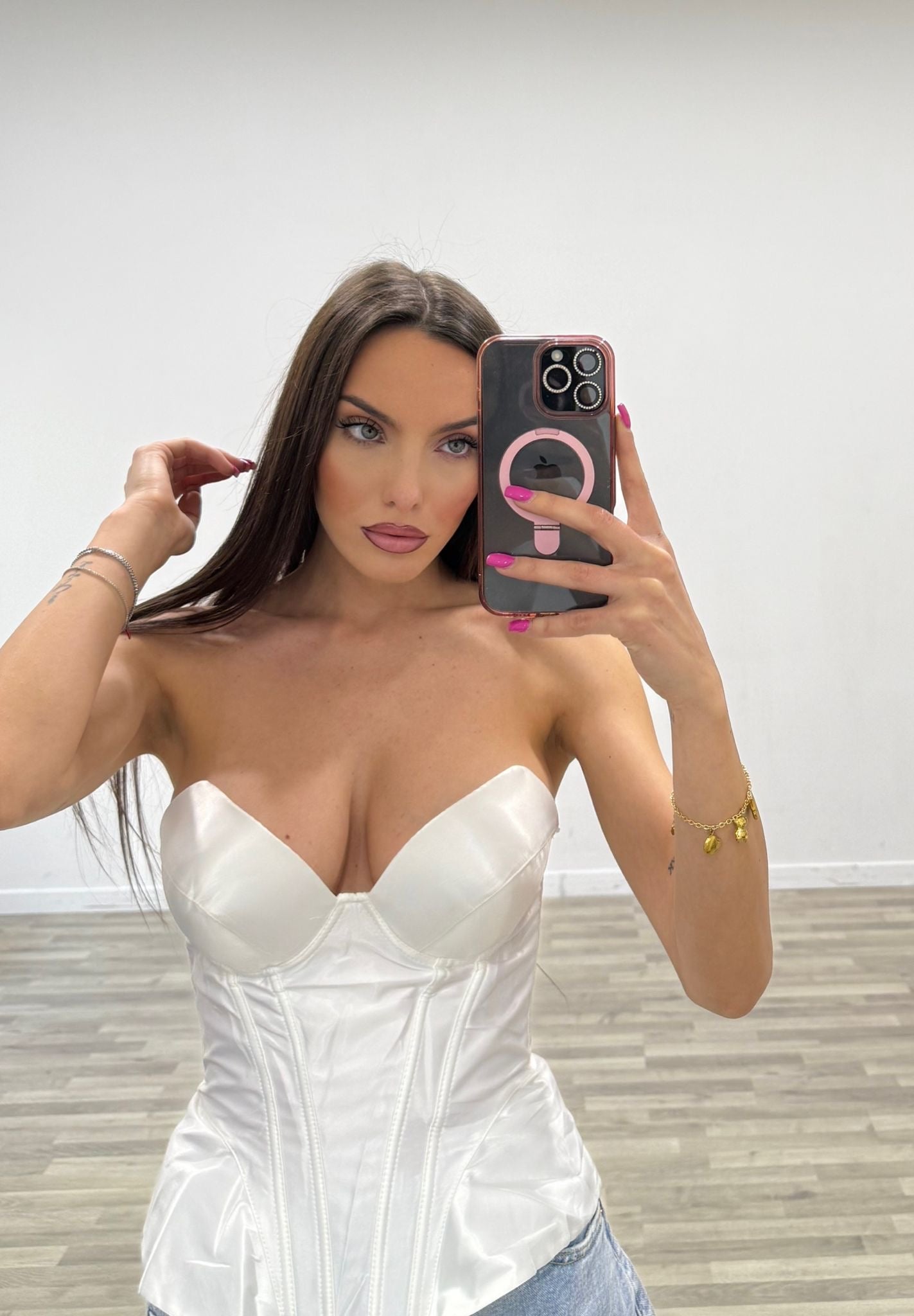 bustino di raso beatrice