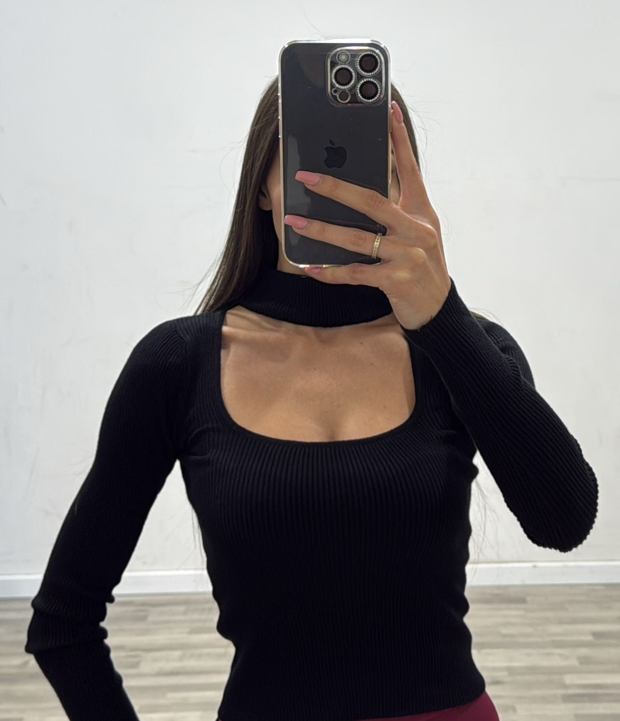 maglia con collarino zs
