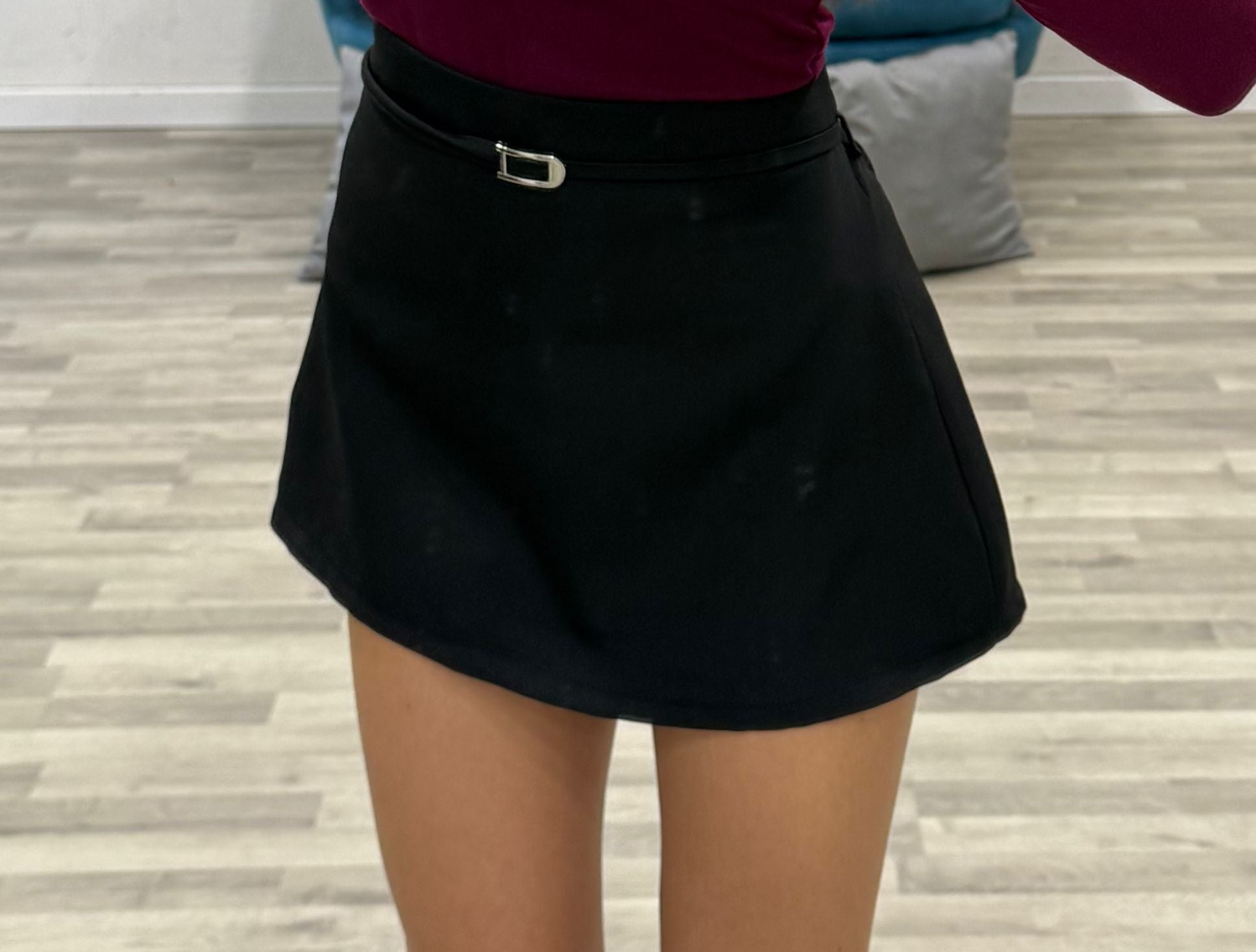 gonna short con cinturina