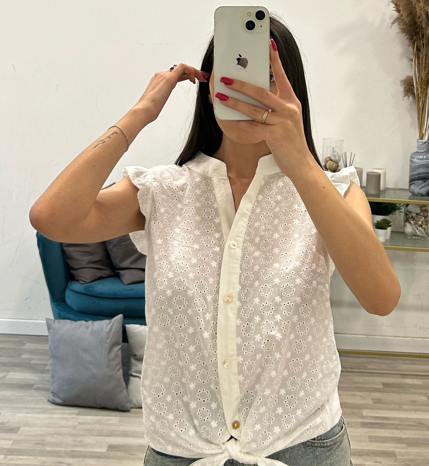 camicia san gallo con nodo
