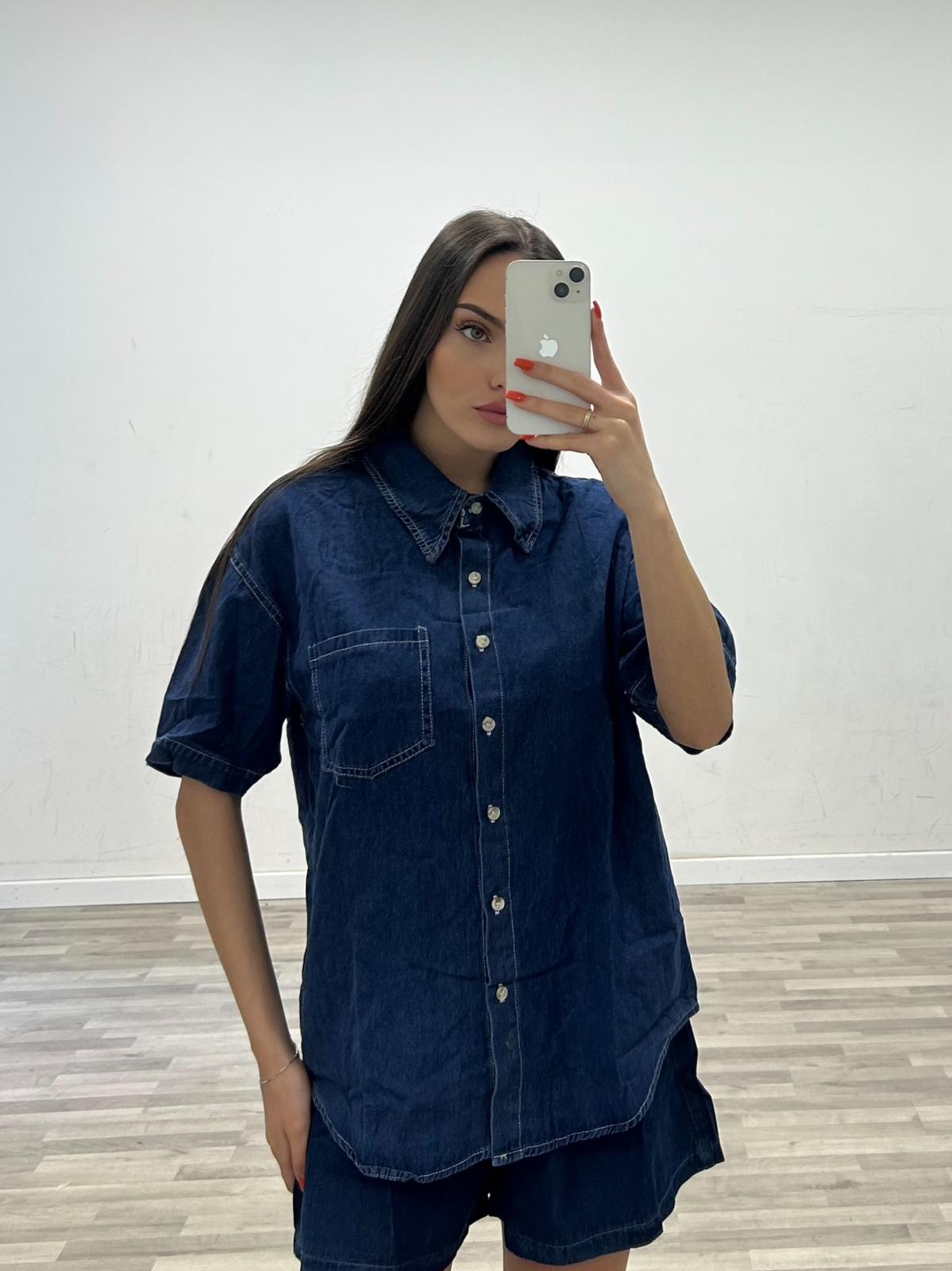 camicia jeansata