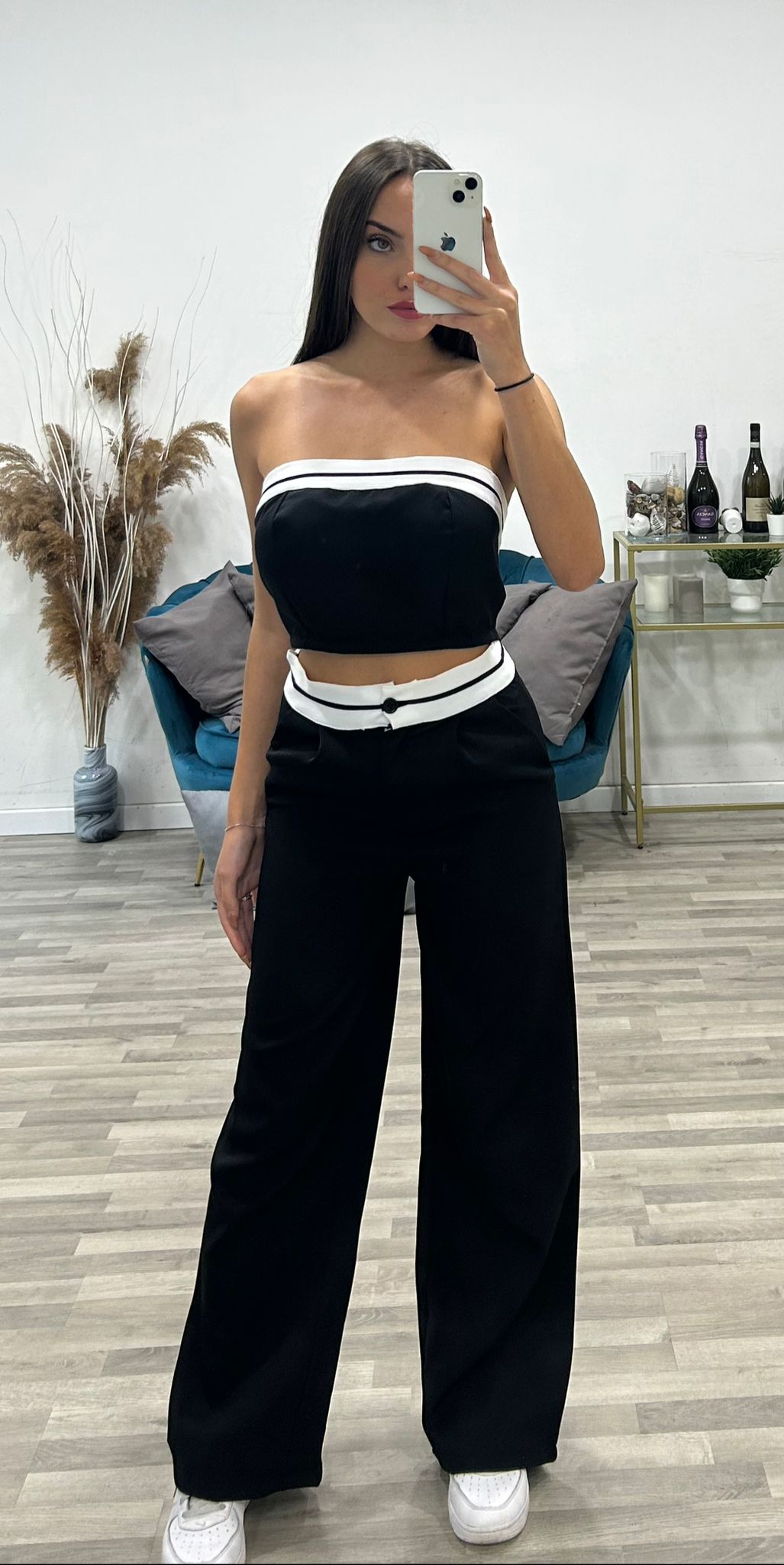 completo top con pantalone