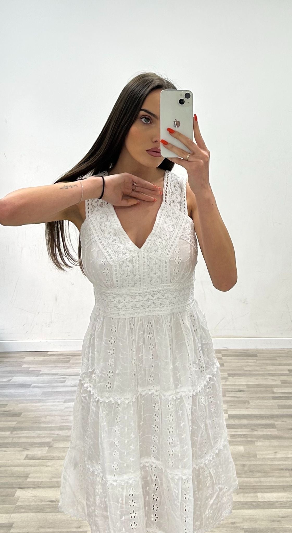 vestitino bianco ibiza