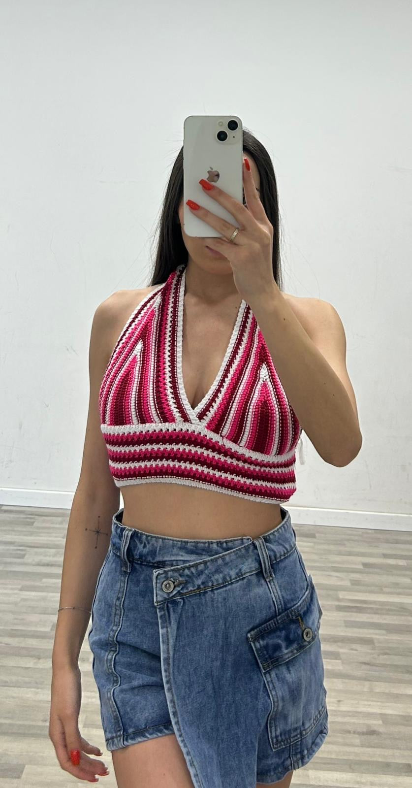 top multicolor serlet