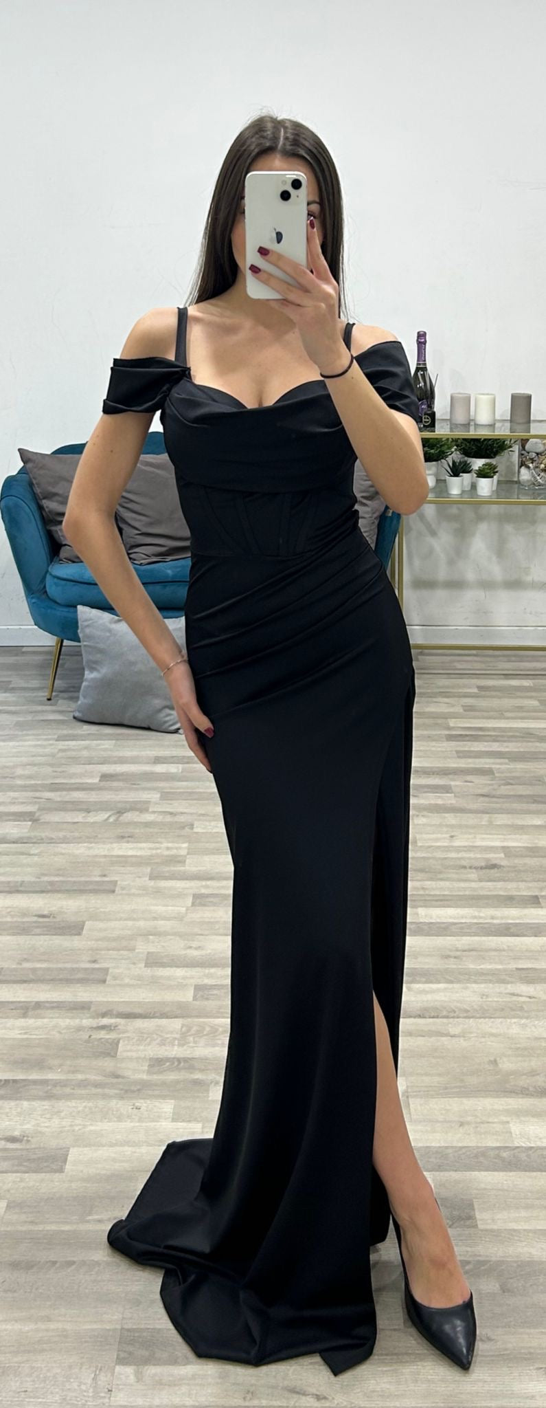 vestito scollo barca chantal