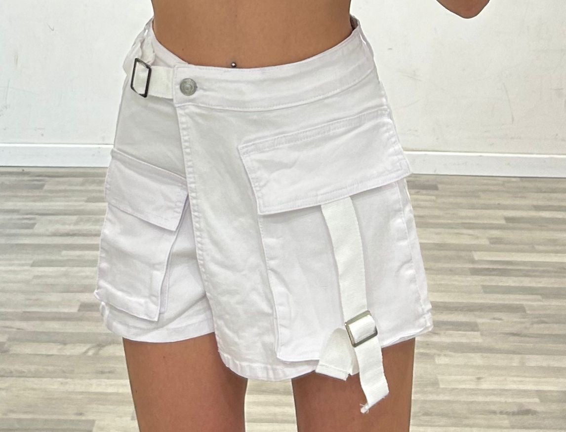 gonna di jeans con tasche