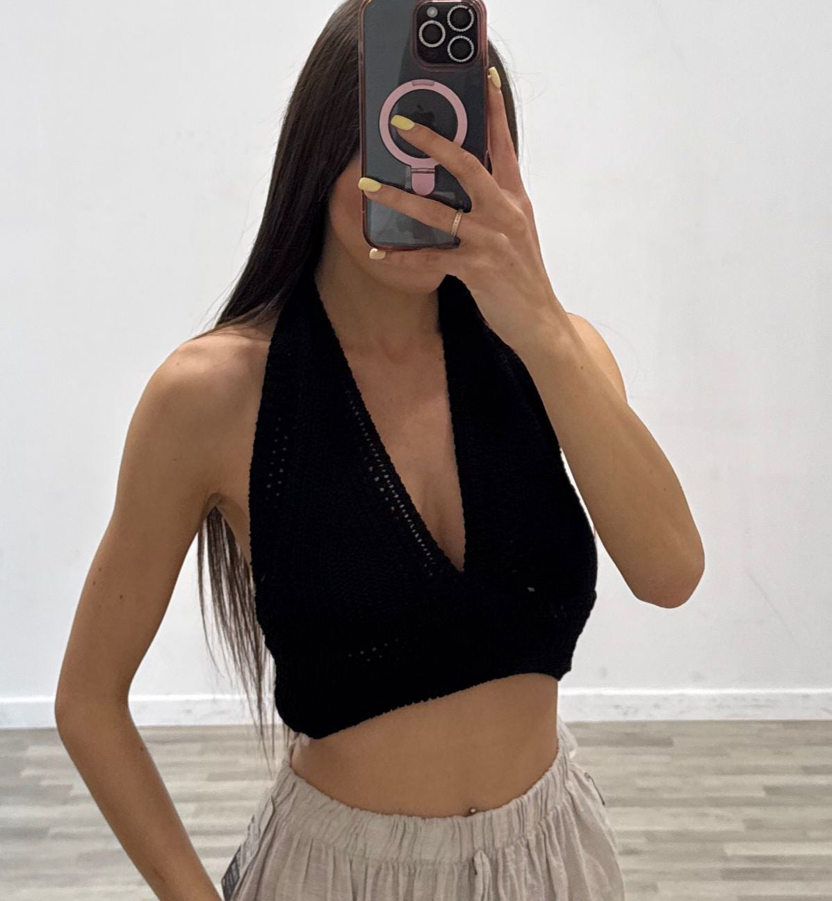 top uncinetto vera