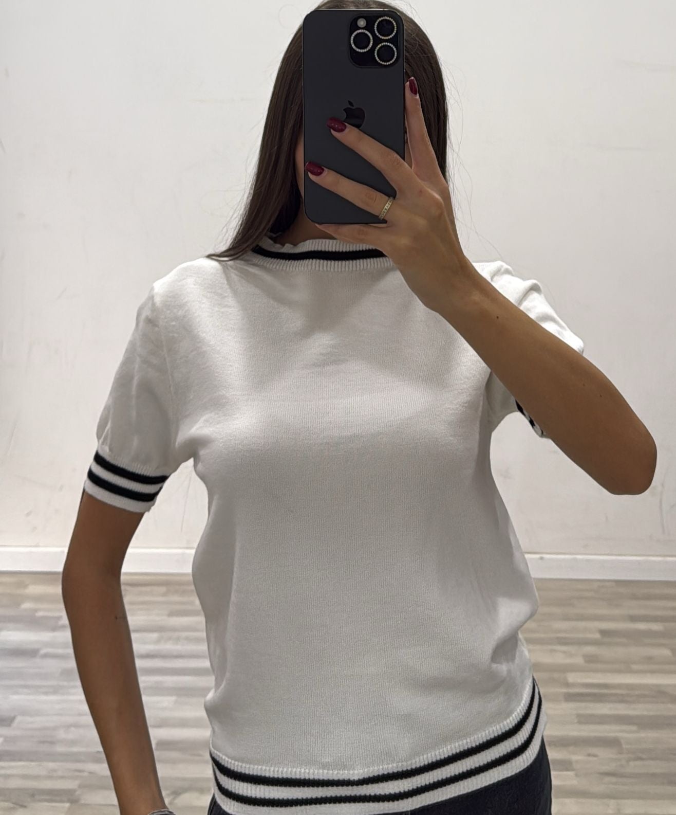 maglia mezza manica college