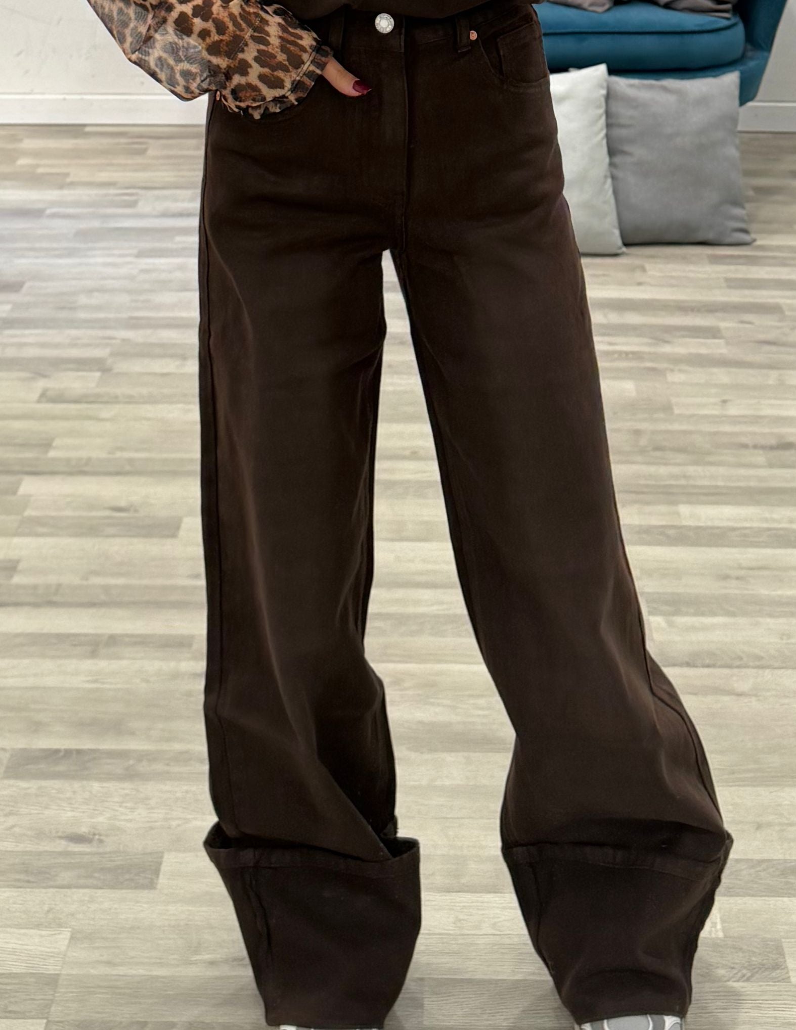 jeans palazzo ambra