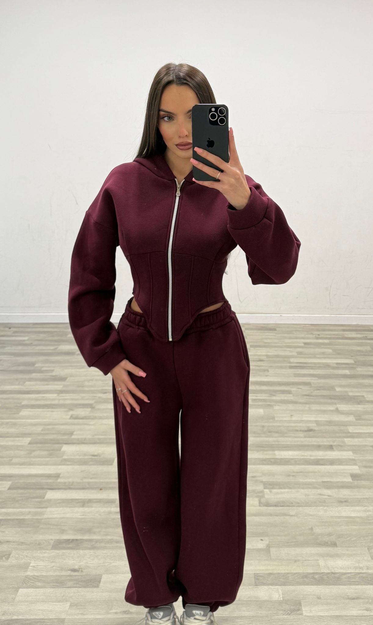 tuta con felpa con zip key