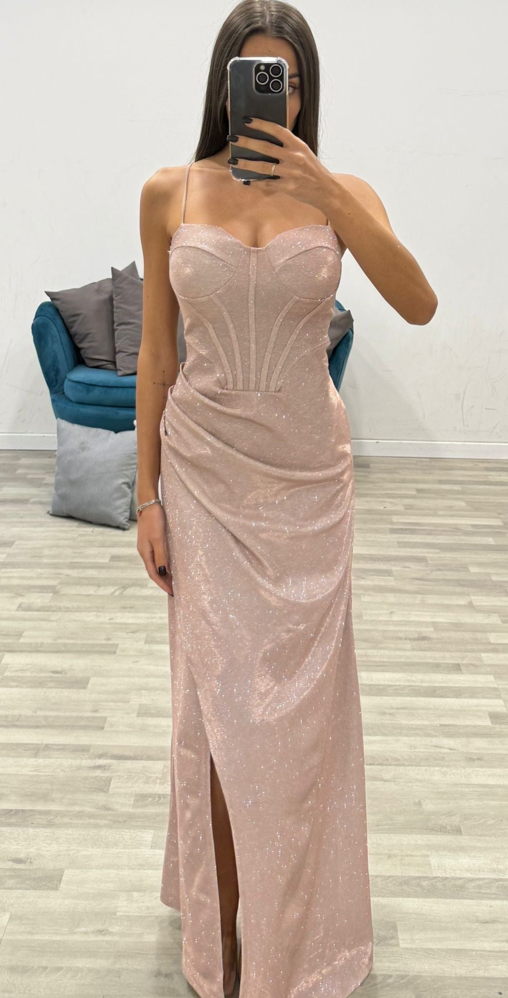 vestito con brillantini serapide