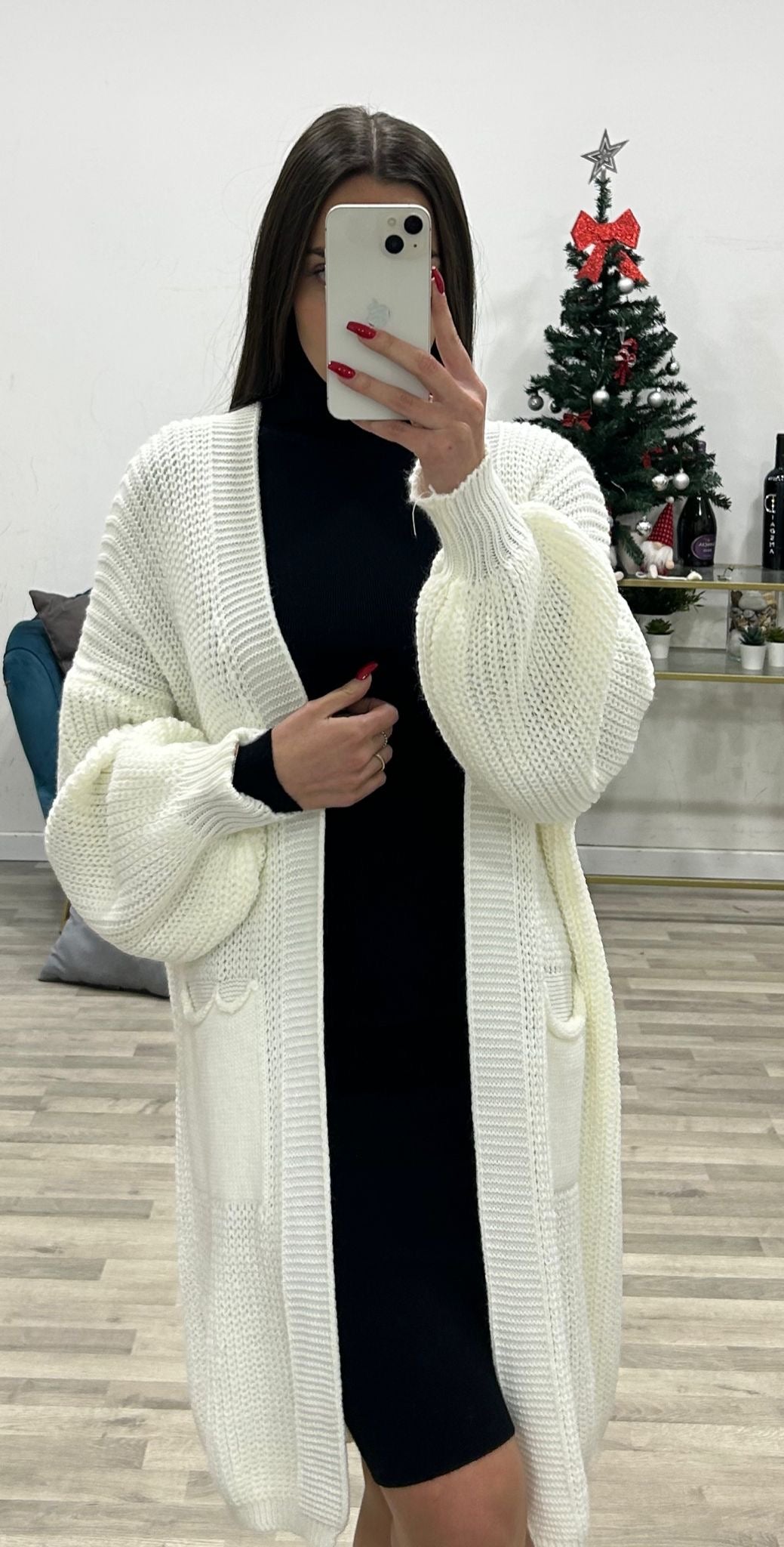 cardigan costa inglese con tasche