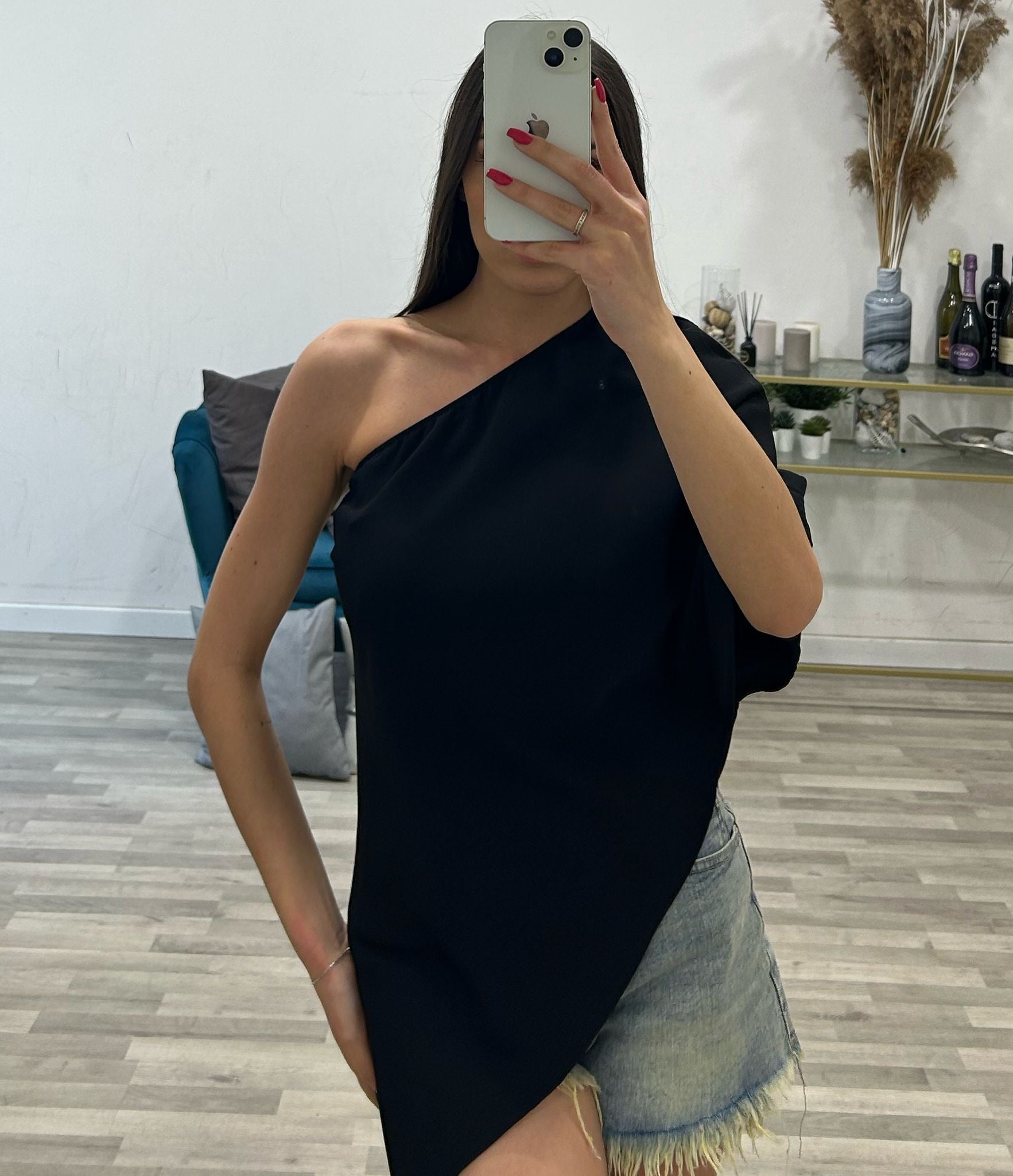 maglia assimmetrica carol