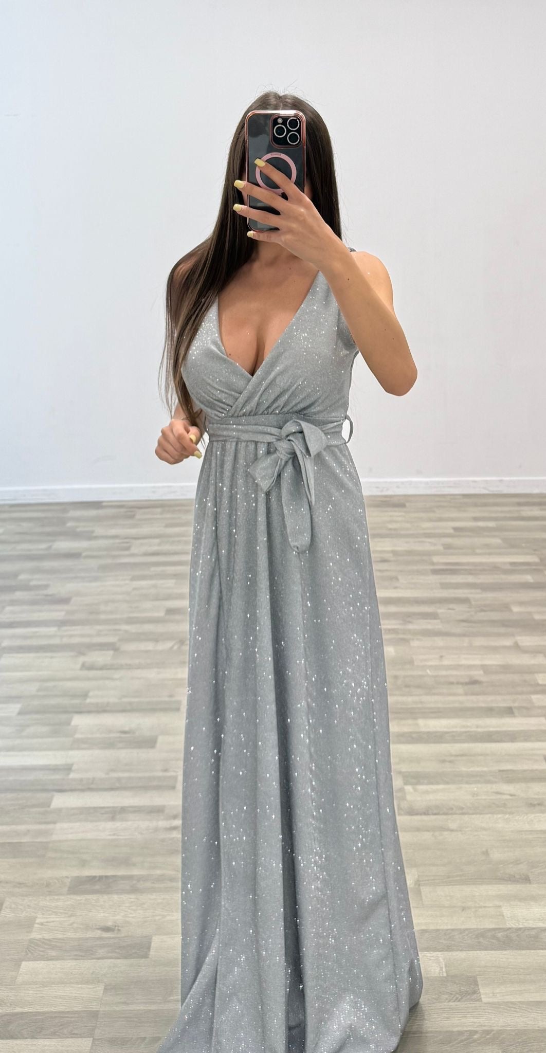 vestito in lurex barbara