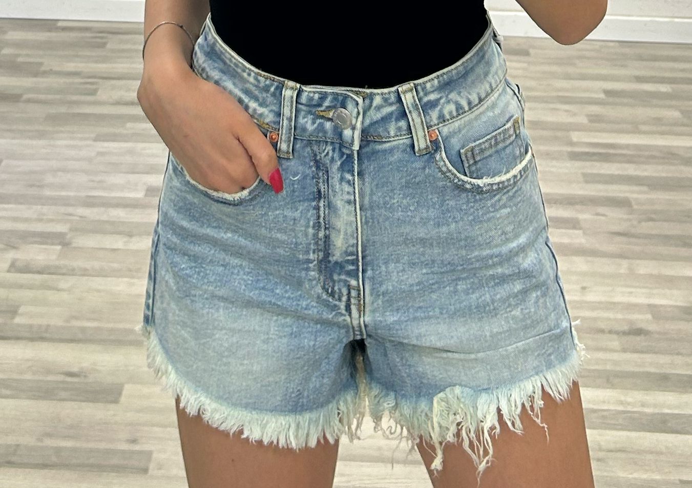 short di jeans basic