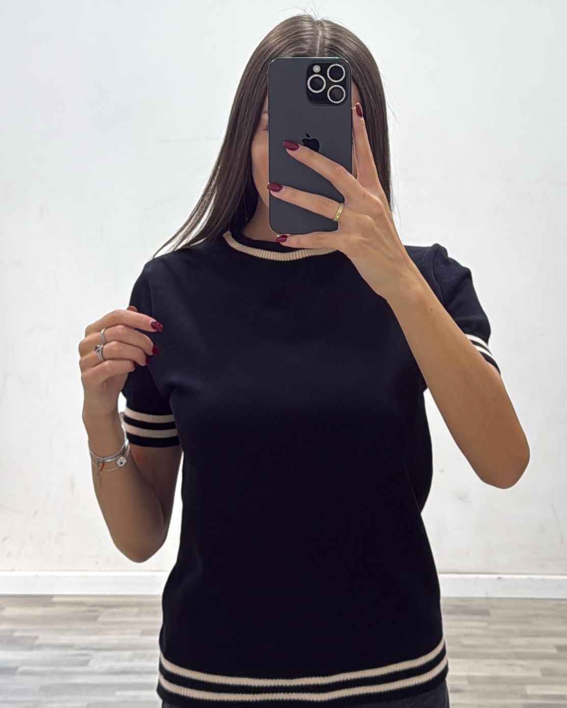 maglia mezza manica college