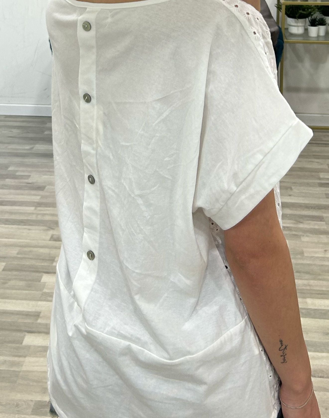 camicia girocollo san gallo mercur