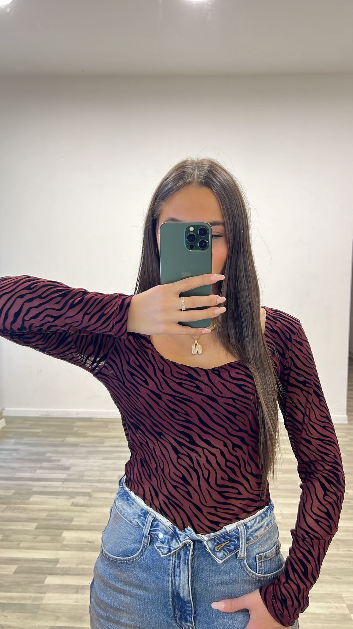 body scollo madonna zebrato