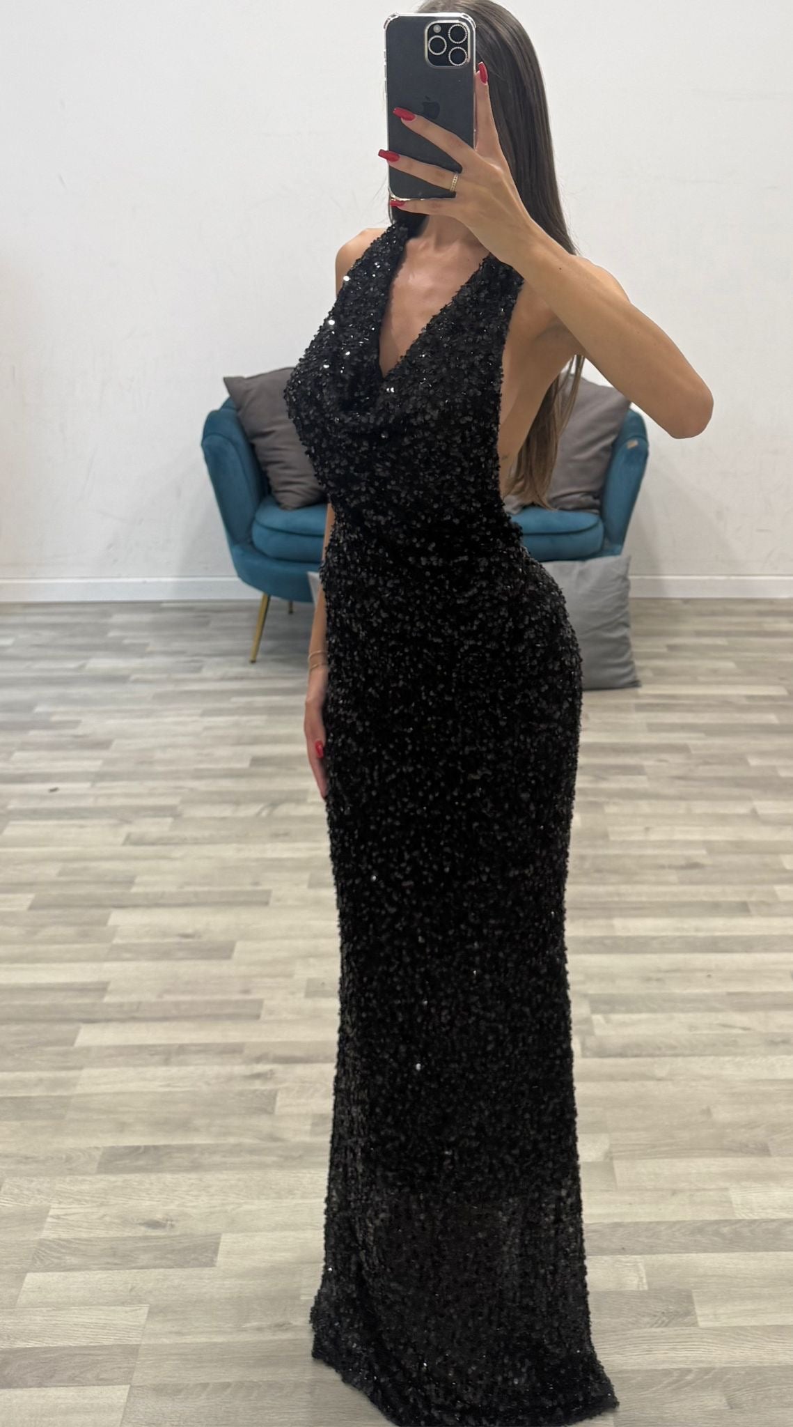 vestito scollo bavero stella