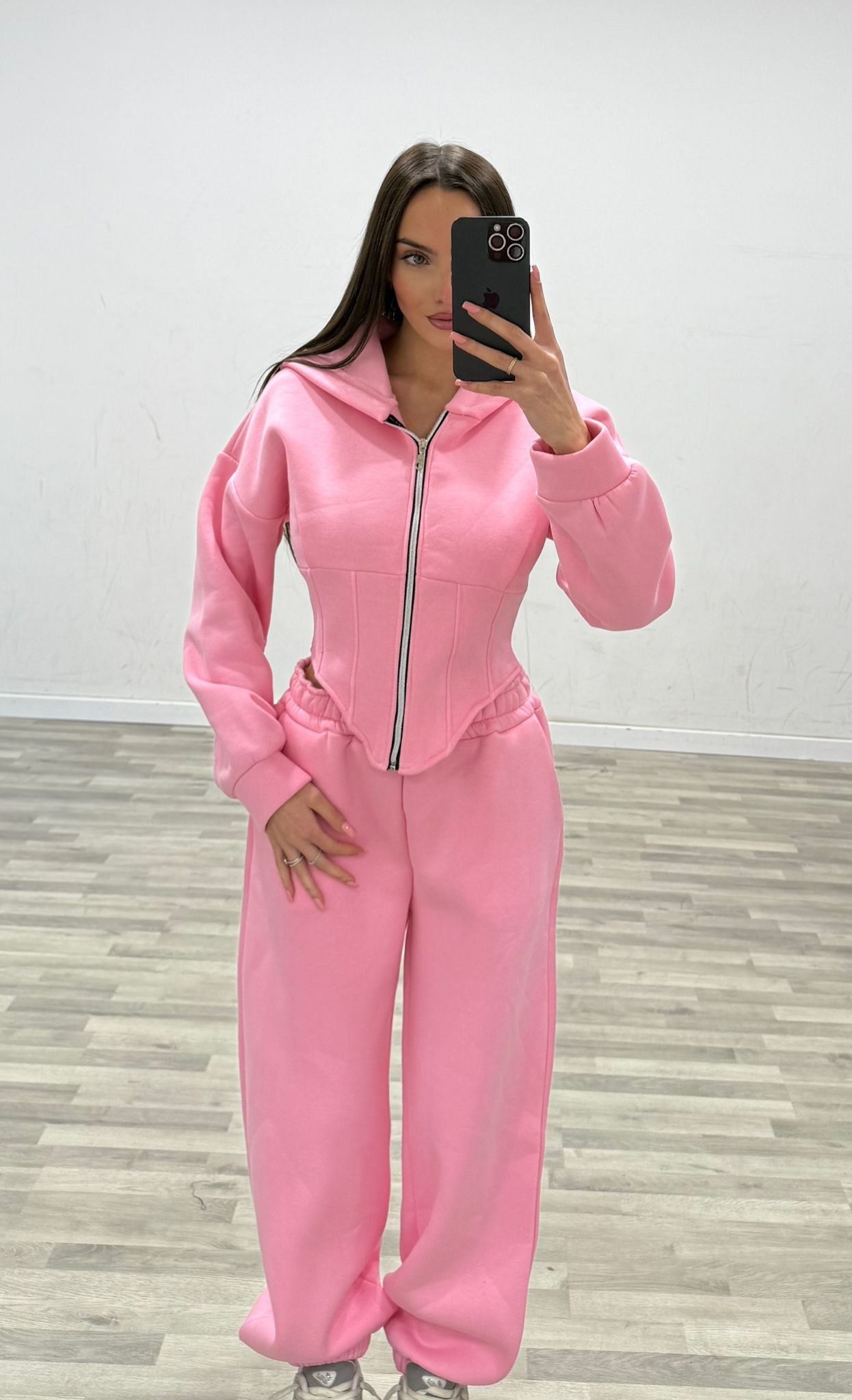 tuta con felpa con zip key